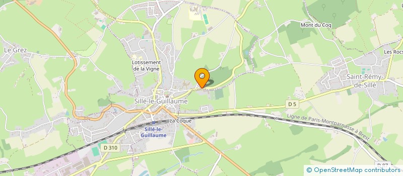 localisation de l'entreprise MADAME BLANDINE TOUZARD à SILLE-LE-GUILLAUME