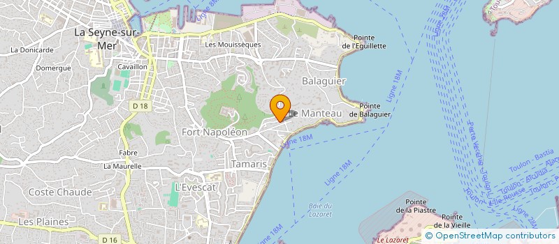 localisation de l'entreprise MADAME BLANDINE TRAPON à LA SEYNE-SUR-MER
