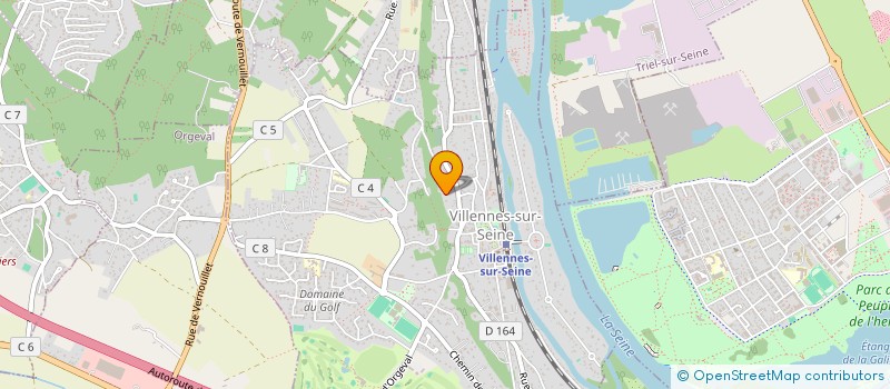 localisation de l'entreprise MADAME BLANDINE VAGNIEUX à VILLENNES-SUR-SEINE