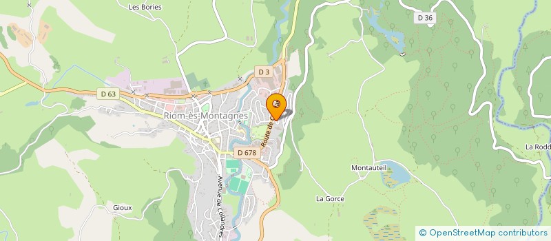 localisation de l'entreprise MADAME BLANDINE VAN-DYK à RIOM-ES-MONTAGNES