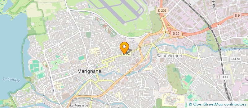localisation de l'entreprise MADAME BLANDINE VAQUER  MARIGNANE