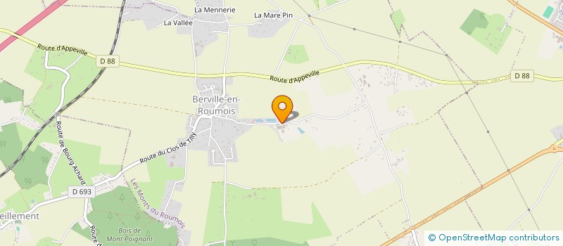 localisation de l'entreprise MADAME BLANDINE VAQUEZ  LES MONTS DU ROUMOIS