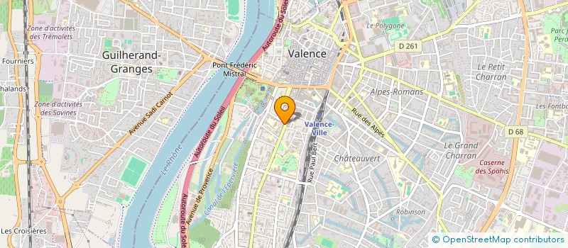 localisation de l'entreprise MADAME BLANDINE VINCENT  VALENCE