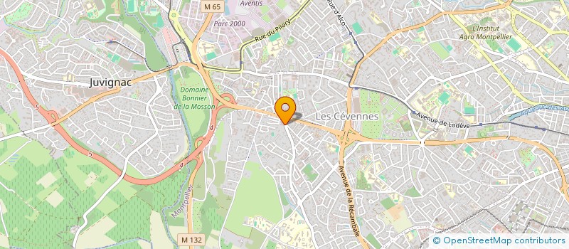 localisation de l'entreprise MADAME BLANDINE VOLLE à MONTPELLIER