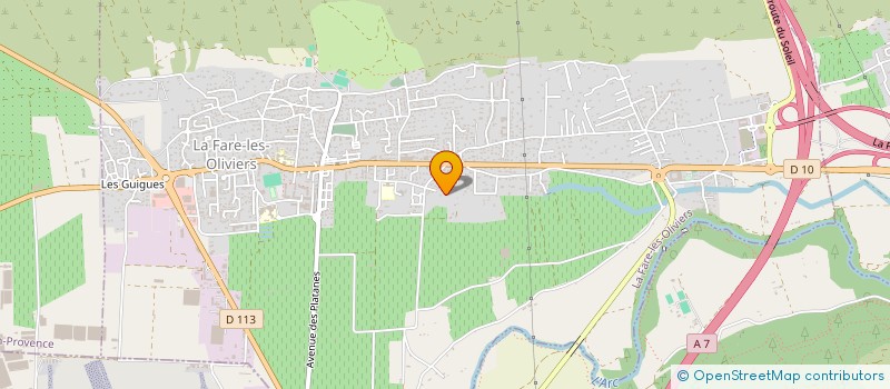 localisation de l'entreprise MADAME BLANKA STROSOVA  LA FARE-LES-OLIVIERS