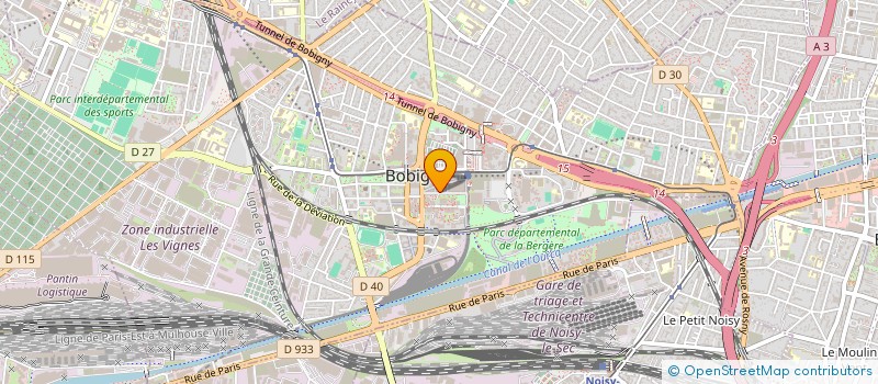 localisation de l'entreprise MADAME BLESSING SUNDAY ENAGBALE  BOBIGNY