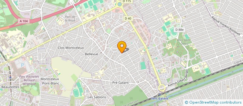 localisation de l'entreprise MADAME BLESSO DAKO DOGBOYO GRACE AIMEE VICTOIRE à VILLEPINTE