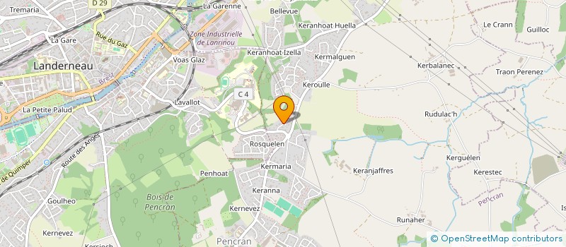 localisation de l'entreprise MADAME BLEUENN GALLIOU  PENCRAN