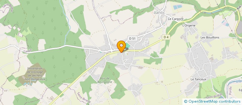 localisation de l'entreprise MADAME BLEUENN HEURTEL  LANRODEC