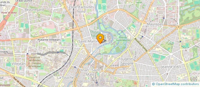 localisation de l'entreprise MADAME BLEUENN LAGNION  RENNES