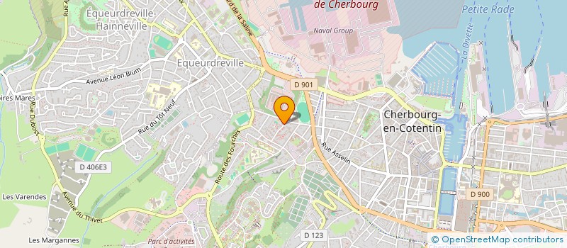 localisation de l'entreprise MADAME BLEUENN MADANI  CHERBOURG-EN-COTENTIN