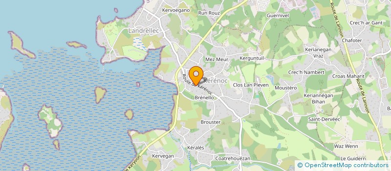 localisation de l'entreprise MADAME BLEUNNIG DELLI-ZOTTI à PLEUMEUR-BODOU