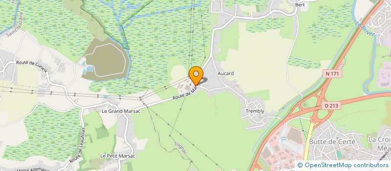 localisation de l'entreprise MADAME BLEUNVEN CERCLE  TRIGNAC