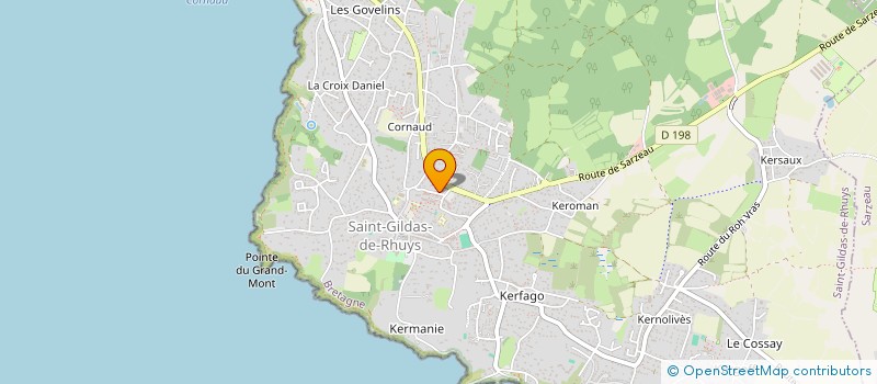 localisation de l'entreprise MADAME BLODWENN MAUFFRET à SAINT-GILDAS-DE-RHUYS