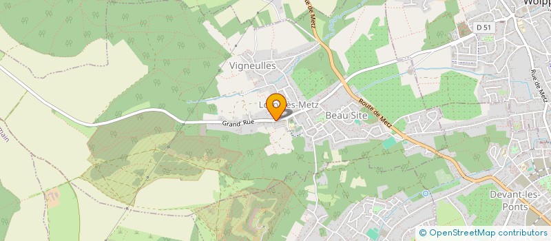 localisation de l'entreprise MADAME BLUENN GREGOIRE  LORRY-LES-METZ