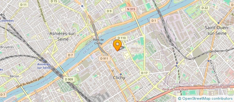 localisation de l'entreprise MADAME BO HUANG à CLICHY