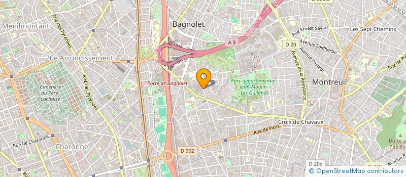 localisation de l'entreprise MADAME BOBO DIARRA à BAGNOLET