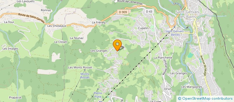 localisation de l'entreprise MADAME BOCHEA ABDESSELAM à SAINT-GERVAIS-LES-BAINS