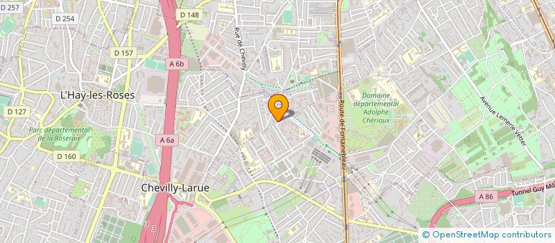 localisation de l'entreprise MADAME BOCHRA BERRAMI  L'HAY-LES-ROSES