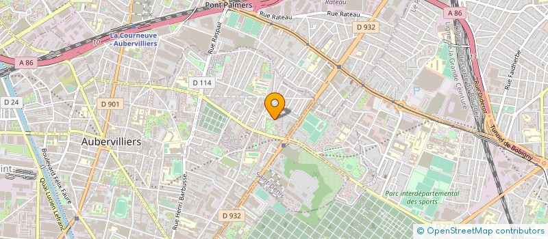 localisation de l'entreprise MADAME BOCHRA BERRICHE à AUBERVILLIERS