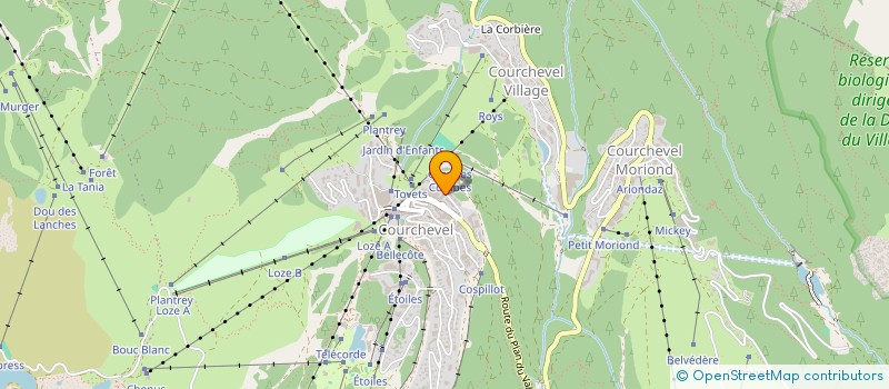 localisation de l'entreprise MADAME BODJORKA BERGEON à COURCHEVEL