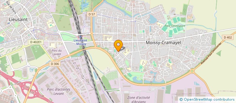 localisation de l'entreprise MADAME BODONIRINA RAMAMBASOA  MOISSY-CRAMAYEL