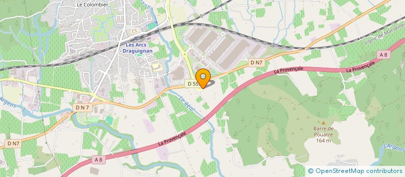 localisation de l'entreprise MADAME BOGDAN STEPHANIE  LES ARCS