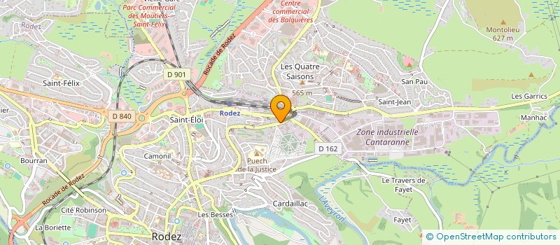 localisation de l'entreprise MADAME BOGOUA ABOKE  RODEZ