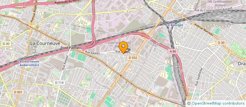 localisation de l'entreprise MADAME BOGUMILA STROJNA à LA COURNEUVE