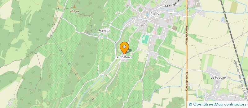 localisation de l'entreprise MADAME BOISSARD PITOIZET  RULLY