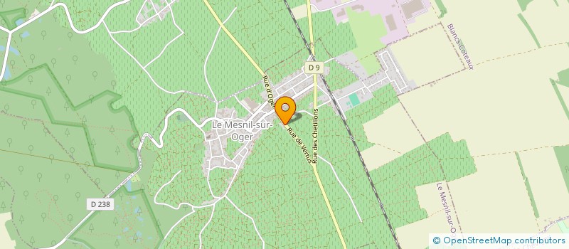 localisation de l'entreprise MADAME BOIVIN LAGALIE  LE MESNIL-SUR-OGER