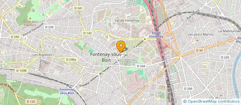 localisation de l'entreprise MADAME BOJANA MILANOVIC à FONTENAY-SOUS-BOIS