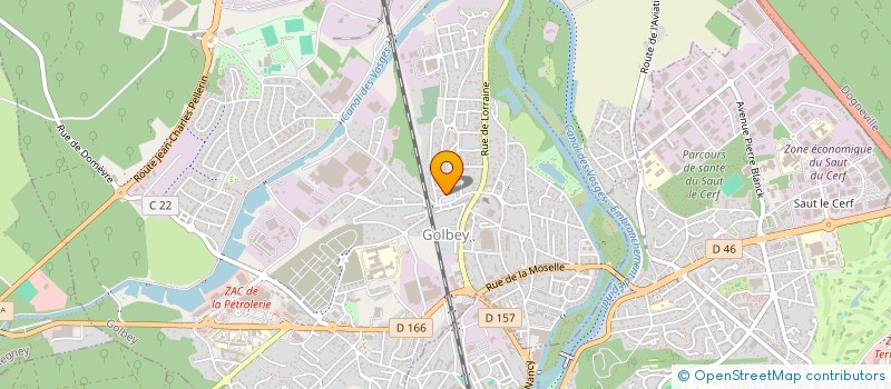 localisation de l'entreprise MADAME BONDET BERTHET  GOLBEY