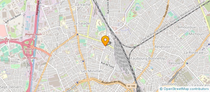 localisation de l'entreprise MADAME BONELLA HOLLOWAY à TOULOUSE
