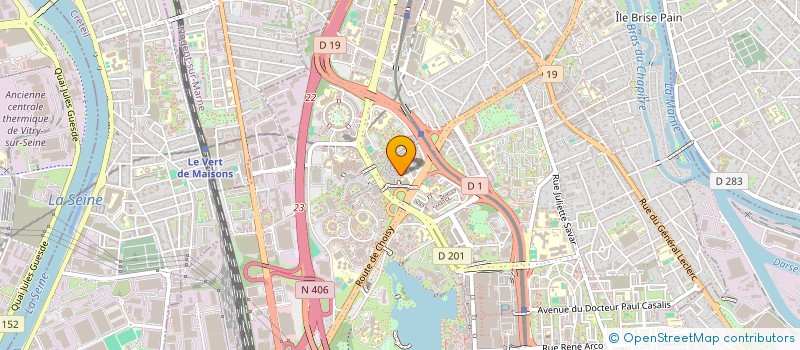 localisation de l'entreprise MADAME BONGA AURELIE BRIGITE  CRETEIL