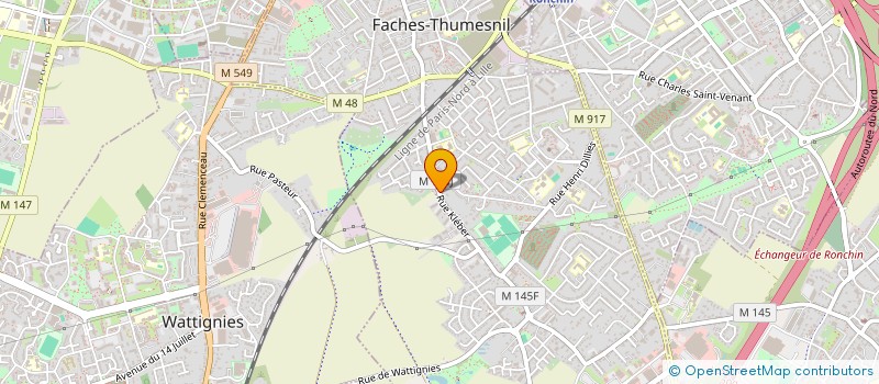 localisation de l'entreprise MADAME BONGAMA SOKE IMPAMALA  VILLENEUVE-D'ASCQ