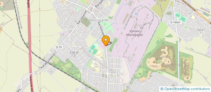 localisation de l'entreprise MADAME BONNIE ADEL  MAZINGARBE