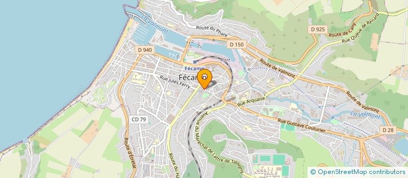 localisation de l'entreprise MADAME BONNIE ANTHORE à FECAMP