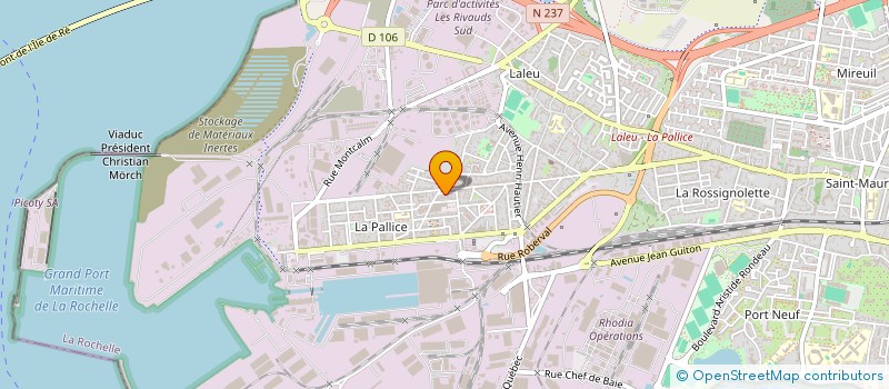 localisation de l'entreprise MADAME BONNIE LEPEE  LA ROCHELLE