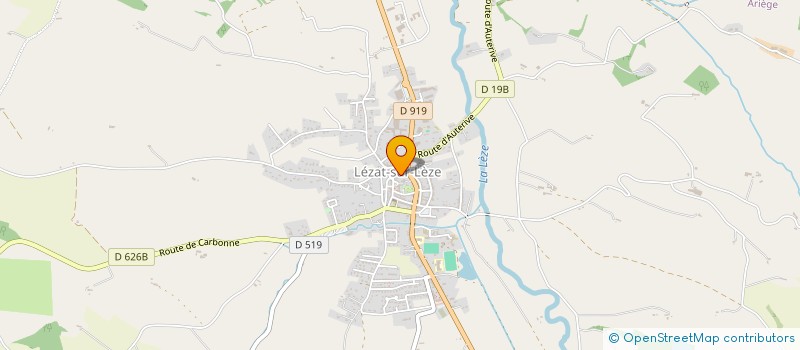 localisation de l'entreprise MADAME BONNIE PRUVOST à LEZAT-SUR-LEZE