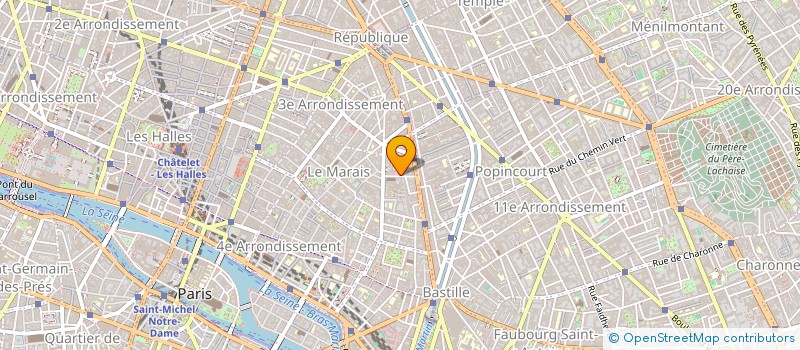 localisation de l'entreprise MADAME BONNIE WHITE  PARIS