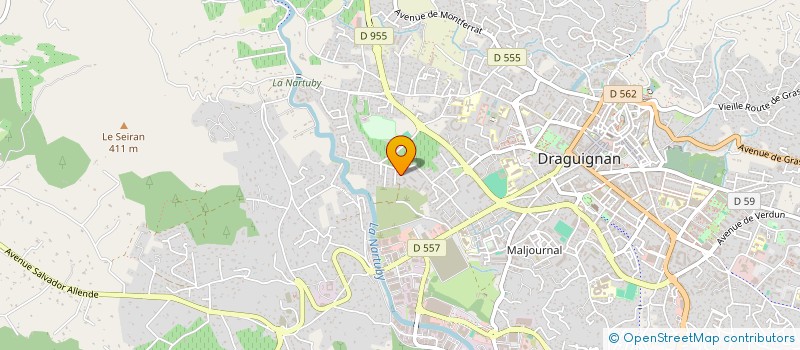 localisation de l'entreprise MADAME BOONSOM CHAIPONG  DRAGUIGNAN