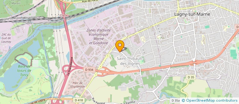 localisation de l'entreprise MADAME BORAMY KOY  SAINT-THIBAULT-DES-VIGNES