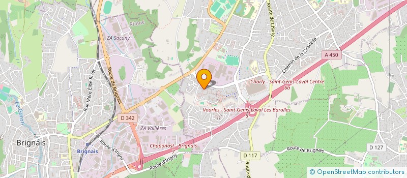 localisation de l'entreprise MADAME BORIDJO OUATTARA  SAINT-GENIS-LAVAL