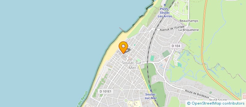 localisation de l'entreprise MADAME BORIONE GONZALES  SOULAC-SUR-MER