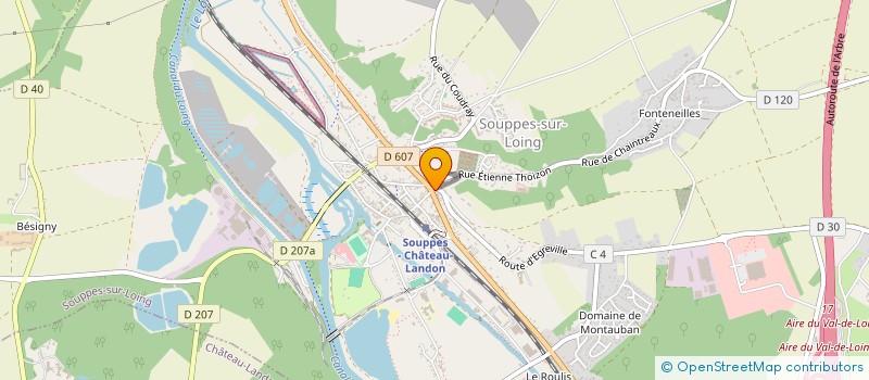 localisation de l'entreprise MADAME BOSE FAGBEMI  SOUPPES-SUR-LOING
