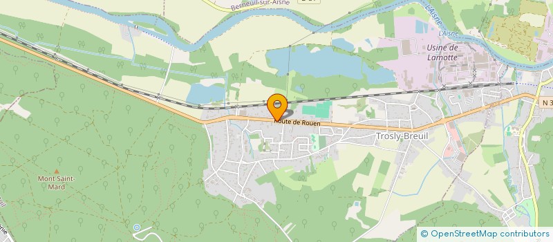 localisation de l'entreprise MADAME BOSKO SKOKNIC à BERNEUIL-SUR-AISNE