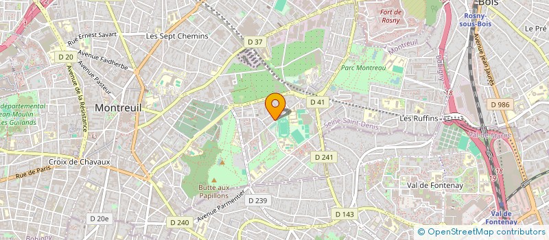 localisation de l'entreprise MADAME BOTHEINA CHEIKH BRAHIM  MONTREUIL