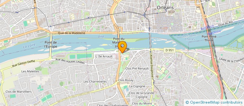 localisation de l'entreprise MADAME BOUA MARIE DIANE LIA à ORLEANS