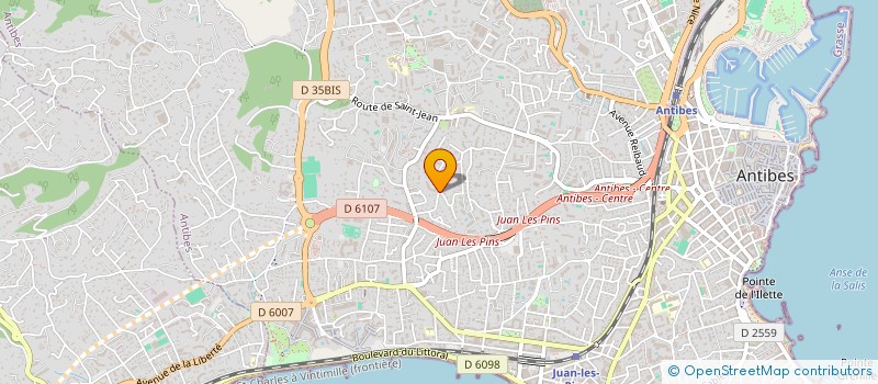 localisation de l'entreprise MADAME BOUBAKAR BARECHE  ANTIBES